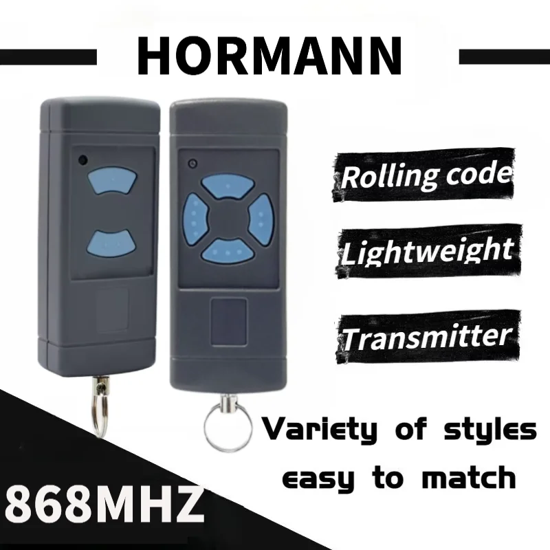 

Clone HÖRMANN 868.35mhz Remote Control HSM2 HSM4 HSE2 HSE4 868mhz for Garage Gate Door Hormann HS1 HS2 HS4 Hand Transmitter
