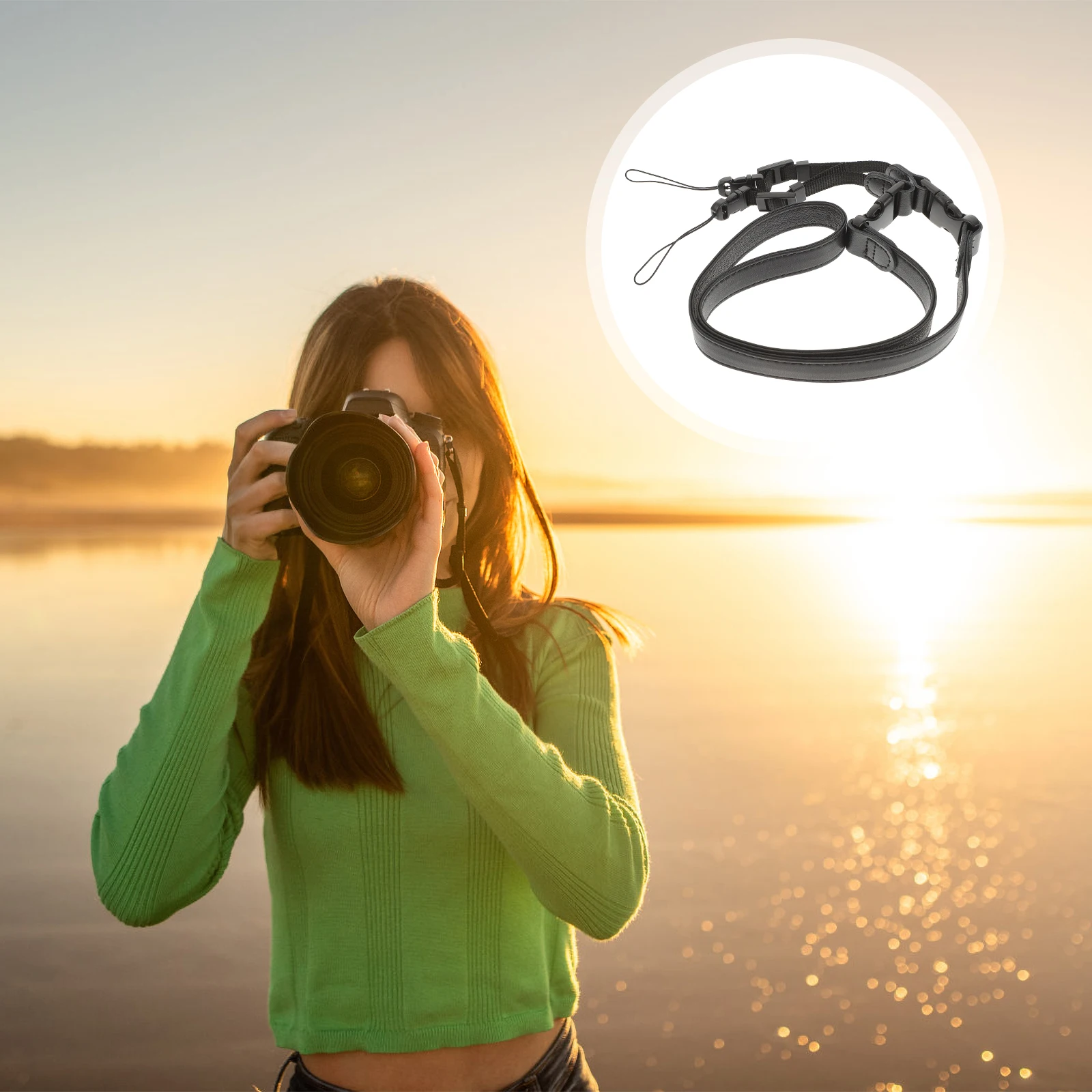 

Camera Strap Multifunctional Shoulder Crossbody Adjustable Sling