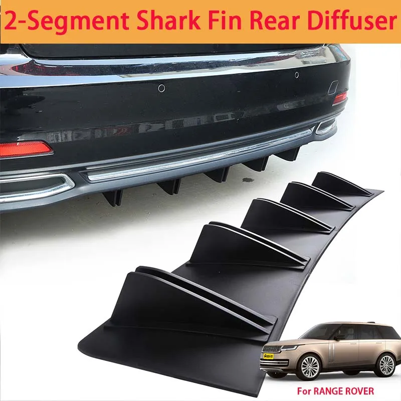 For RANGE ROVER Shark Fin Rear Diffuser Split Chassis Spoiler Auto Aerodynamic Parts Aerodynamic Modification