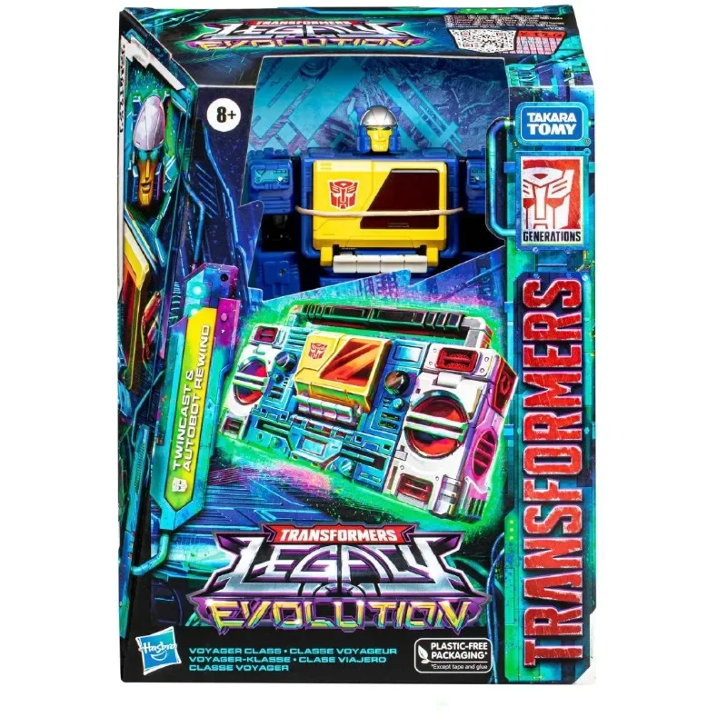 In Stock Takara Tomy Transformers G Series Evolution V Class Dual Channel & Rewind Figure Model Anime Action Deformation Robot