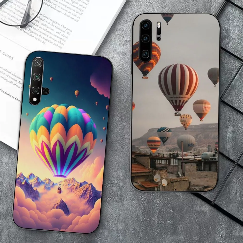 Hot Air Balloon Phone Case For Huawei P 8 9 10 20 30 40 50 Pro Lite Psmart Honor 10 lite 70 Mate 20lite