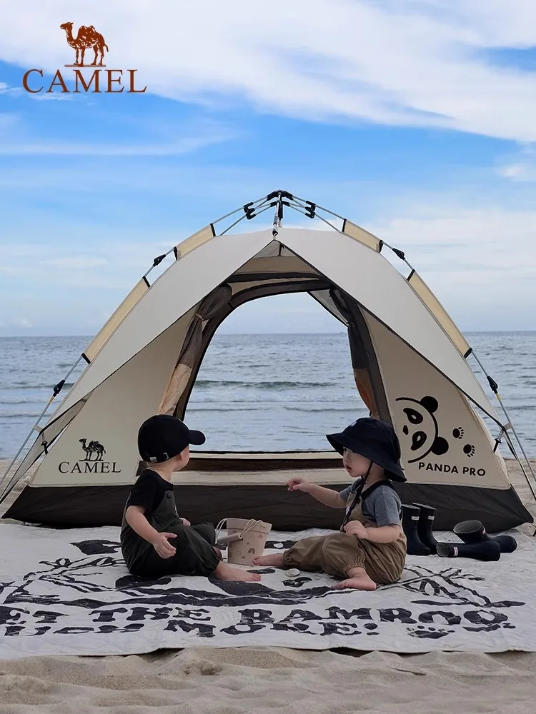 

Outdoor hydraulic tent thickened portable automatic pop open field rain camping equipment