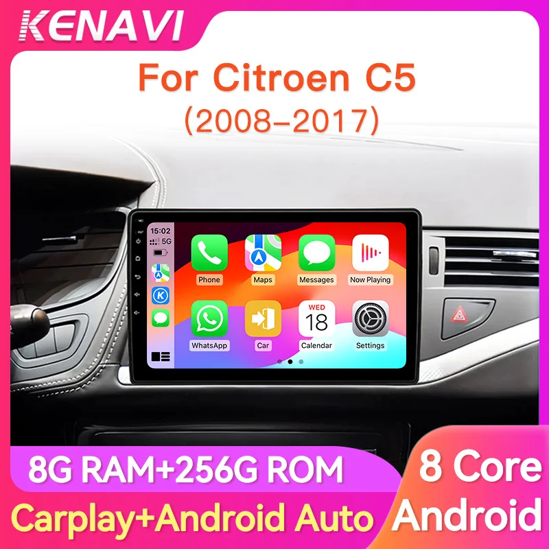 

Android13 Carplay Car Radio Multimedia For Citroen C5 2008 2009 2010 -2017 Navigation Video DVD Autoradio Stereo 2din Head Unit