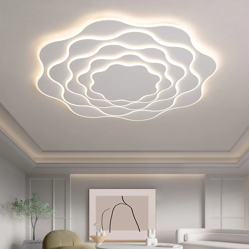 

Modern LED Ceiling Light Living Dining Room Bedroom Restaurant Hotel Home Decor lighting fixture Indoor Cloud Chandelier Luster