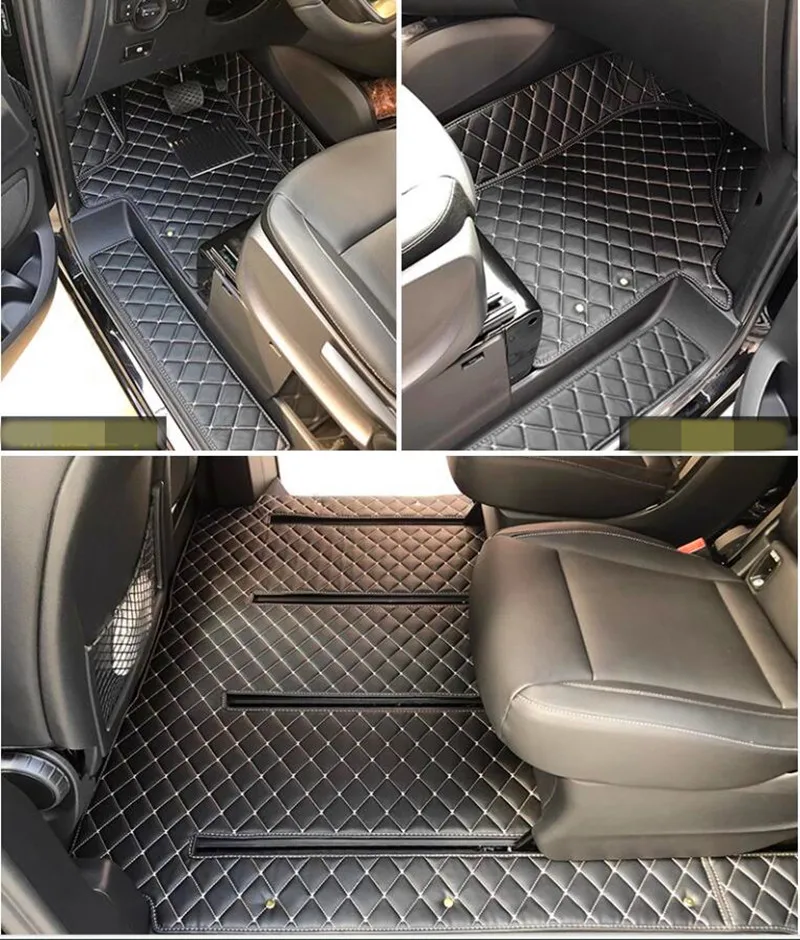 Top quality, Custom full set car floor mats for Mercedes Benz EQV 300 2026-2020 7 8 seats waterproof carpets for EQV300 2024