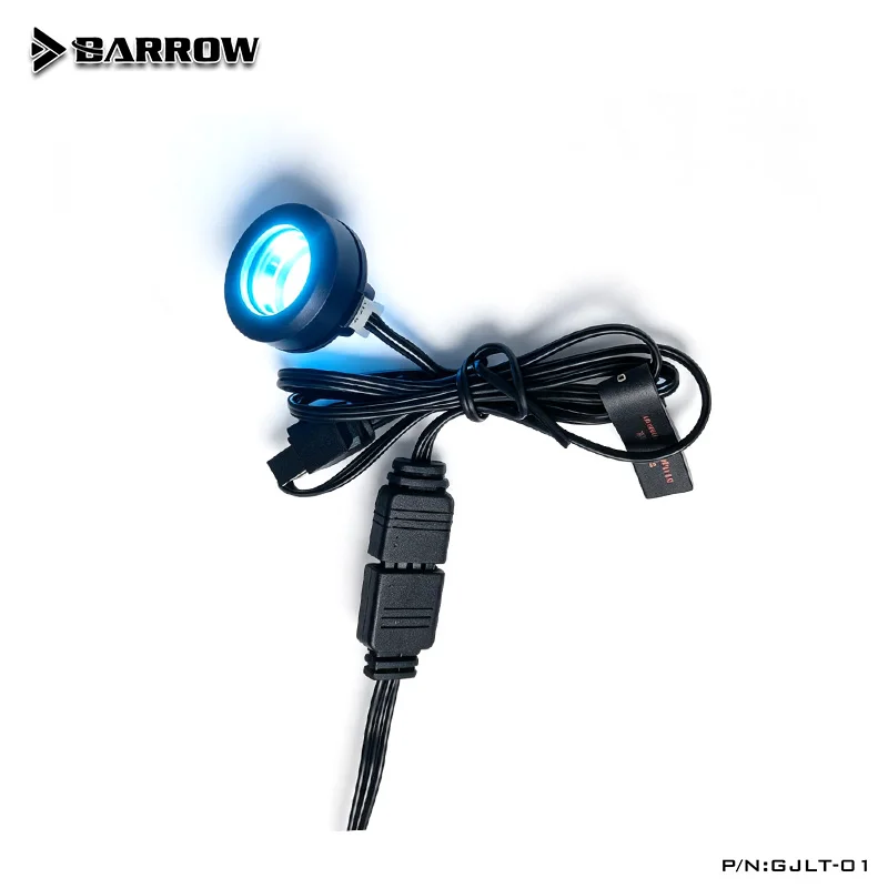 Barrow ARGB Lighting For Water Cooling, Luminous Accessories, Beautification of Pipelines Tubes, Aurora ARGB 5v 3pin For OD 14mm