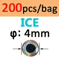 200 piezas de Hielo de 4 mm