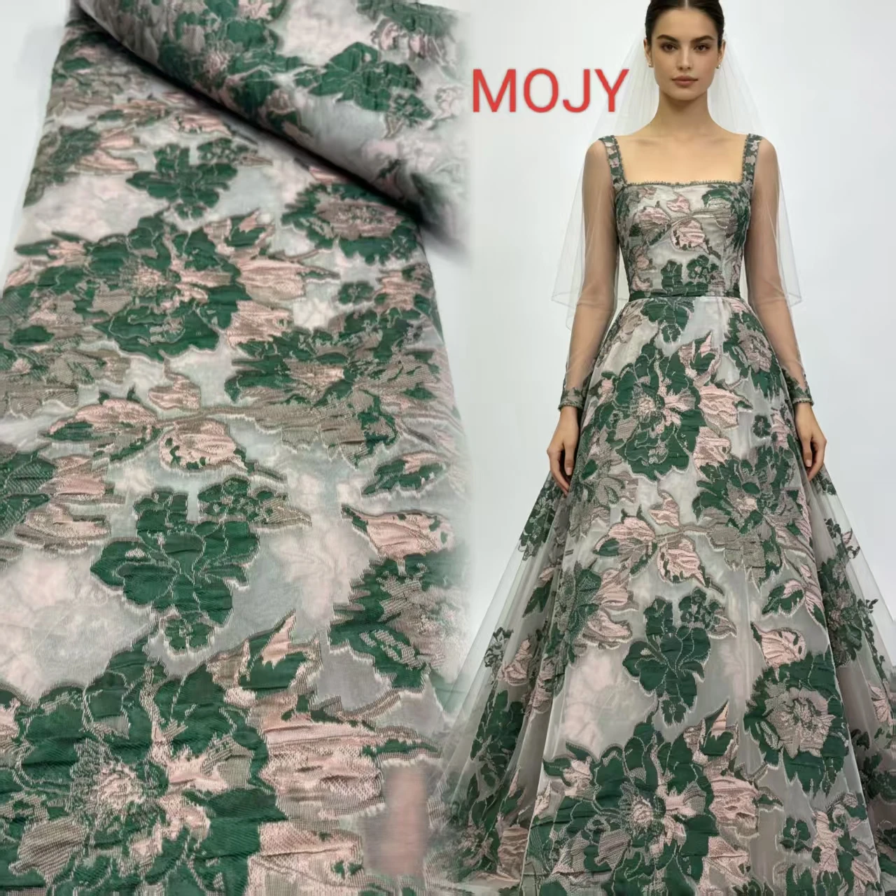 tissu-jacquard-en-organza-a-motifs-floraux-verts-et-roses-tissu-brode-en-relief-3d-pour-robes-de-soiree-et-de-fete-materiau-de-couture-pour-femmes