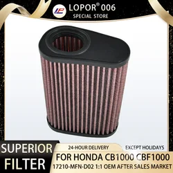 Lopor Air Filter Motorcycle For HONDA CB1000 R RA SC60 08-16 CBF1000 11-16 CB CBF 1000 17210-MFN-D02