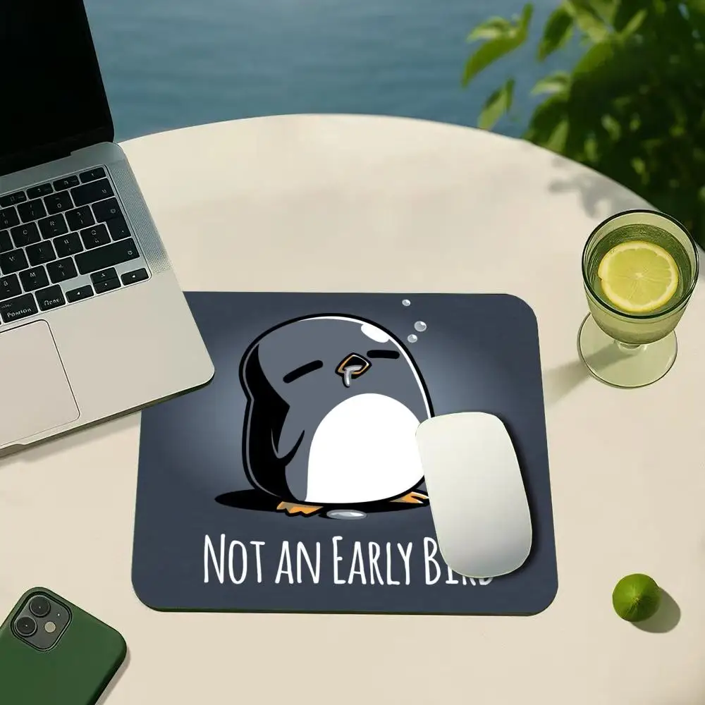 Cute Cartoon Seal of Disapproval Small Mouse Pad Non-Slip Rubber Base Funny Mousepad Office Laptop Gaming Desk Accessory 45x40cm