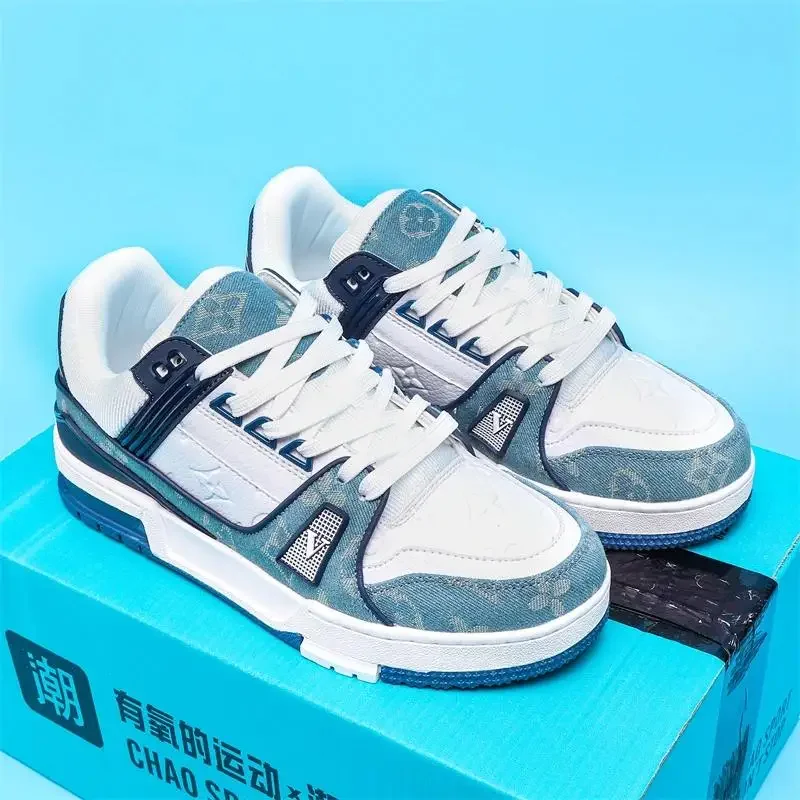 أحذية رجالية للخريف أحذية كاجوال أصلية نعل ناعم أحذية رياضية محظورة الألوان أحذية رياضية عصرية منخفضة القطع قابلة للتنفس وغير قابلة للانزلاق