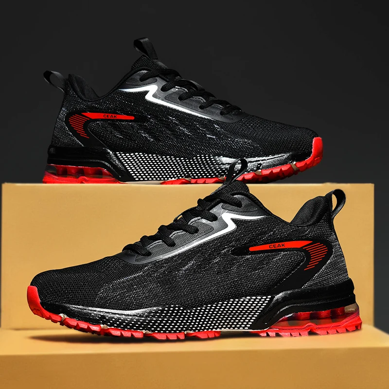 

2025 Men's Autumn Shoes Bestseller - Breathable Mesh Running Shoes, Carbon Plate Speed Training, Cushioned Anti-Slip Hiking, One