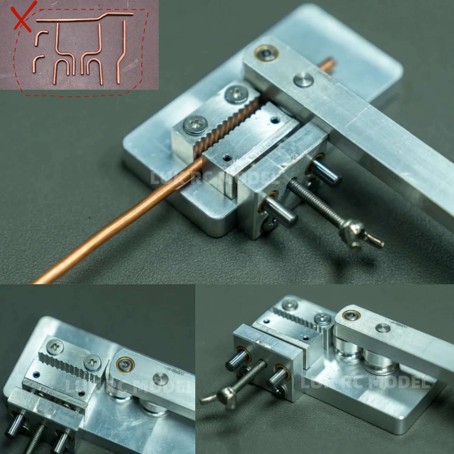 Manual Pipe Bender 4mm For 1/14 1/12 1/10 RC Hydraulic Model Copper Pipe High-Precision Loader Excavator Truck Tractor DIY Part