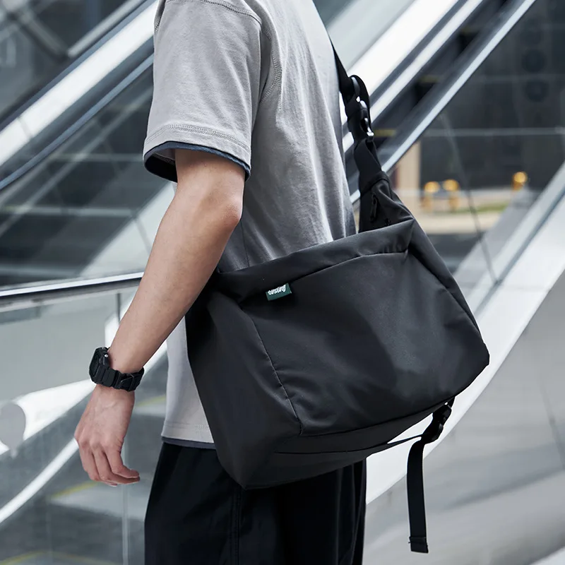 

Causal Nylon Shoulder Man Bag Japanese Teenager School Laptop Sling Men's Bag Streetwear Travel Cross Bag Messenger Bags for Men