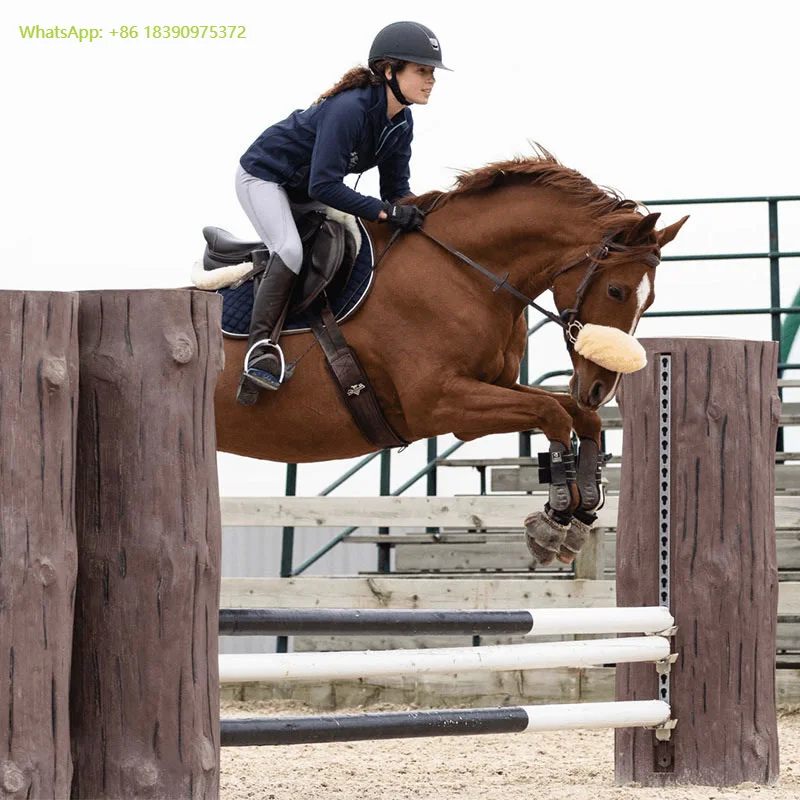 Kit de Salto Ecuestre Ajustable de Alta Resistencia para Entrenamiento en Pistas de Clubes y Instalaciones de Eventos, Salto de Obstáculos para Caballos