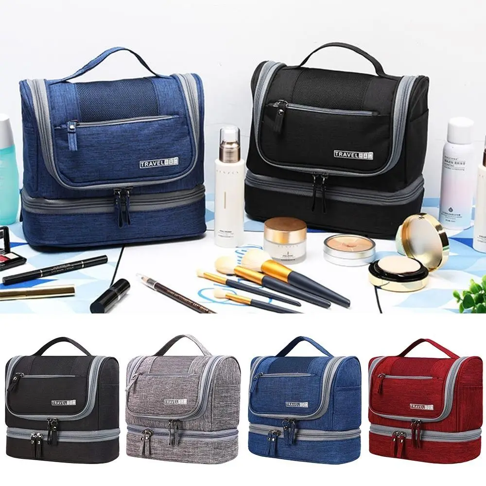 

Multifunctional Large Capacity Makeup Wash Bag Dry Wet Separation Organizer Travel Cosmetic Bag Makeup Case Women