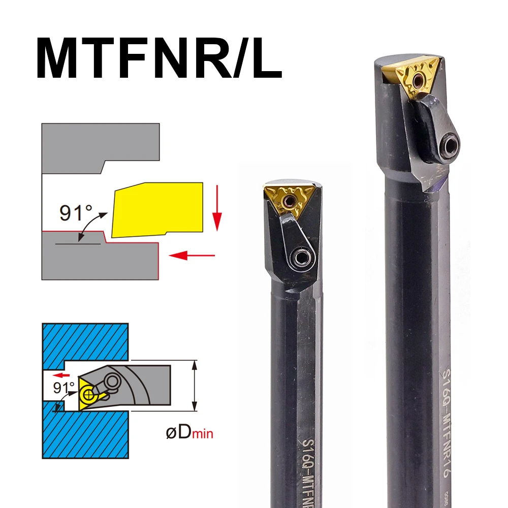 MZG Internal Turning Tool S16Q S18Q S20R S25S MTFNR16 MTFNL16 Metal CNC Lathe Cutting Tools TNMG Carbide Inserts MTFNR MTFNL