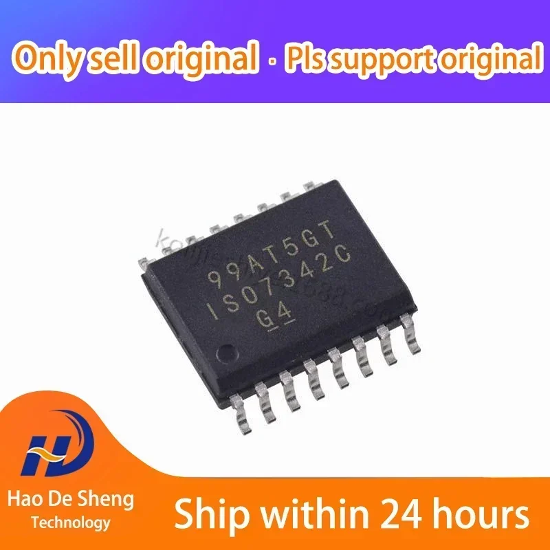 10PCS/LOT  ISO7342CDWR   ISO7342C  SOIC-16 New Original In Stock