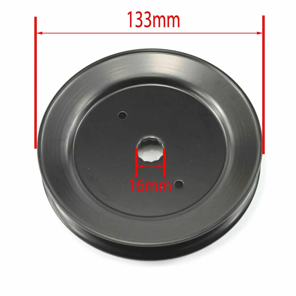 Mower Accessory Deck Spindle Pulley 5 Point Star Blades Compatible With LT150 Optimal Performance Accessory 133mm