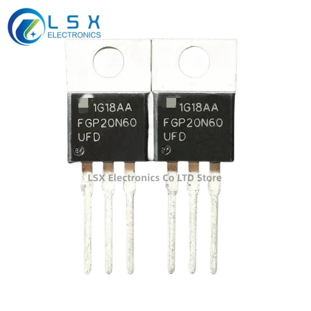 New Original 10PCS/Lot FGP20N60UFD FGP20N60 OR FGB20N60SFD FGB20N60SF TO-220 600V 20A Field Stop IGBT