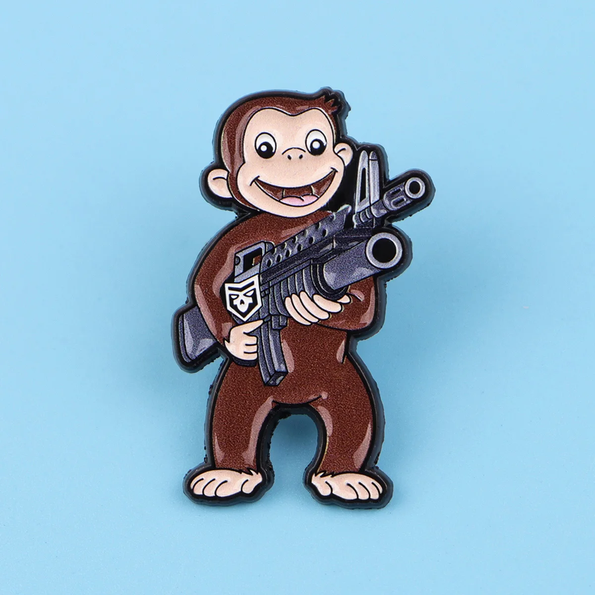 Cartoon Monkey Car Lapel Pins for Backpack Brooch on Clothes Decoration Enamel Pin Briefcase Badges Jewelry Accessories