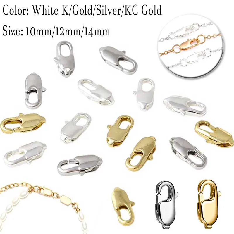 

50 шт. металлические прямоугольные застежки-омары, кольца для прыжков, крючки, разъем для браслета, ожерелья, цепи, сделай сам, фурнитура для изготовления ювелирных изделий, поставки