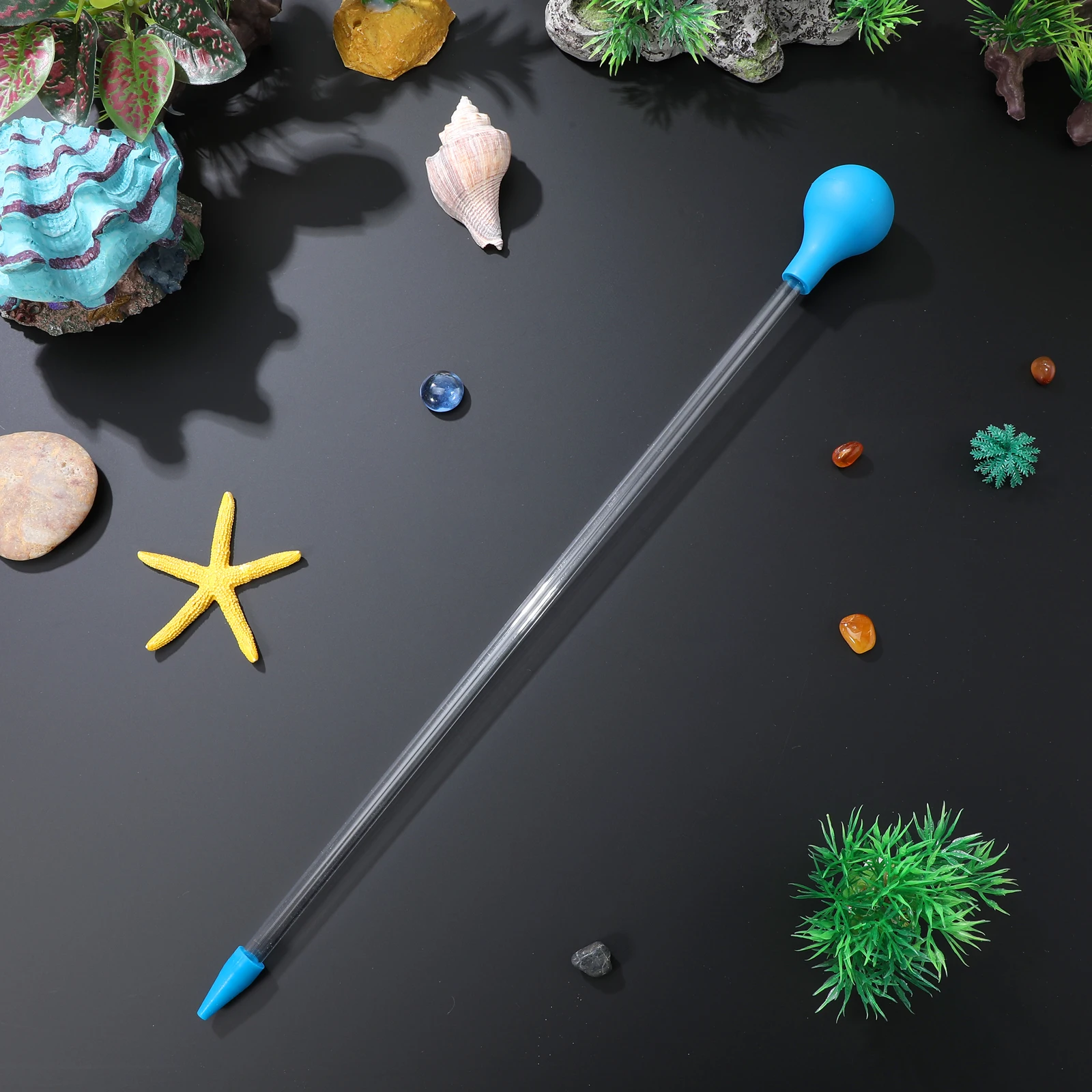 Liquid Fertilizer Feeder 35CM Acrylic Tool for Reef Coral Aquarium PiCoral Marine Tank Feeding Device Multiuseful Fish Tank Aid