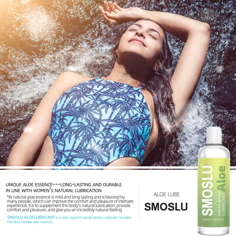 SMOSLU Aloe Lubricant 300/600ml Sex Anal Lntimate Lubricant for Session18+ Sex Goods for Adults Water-based  Lubricants Sex Shop