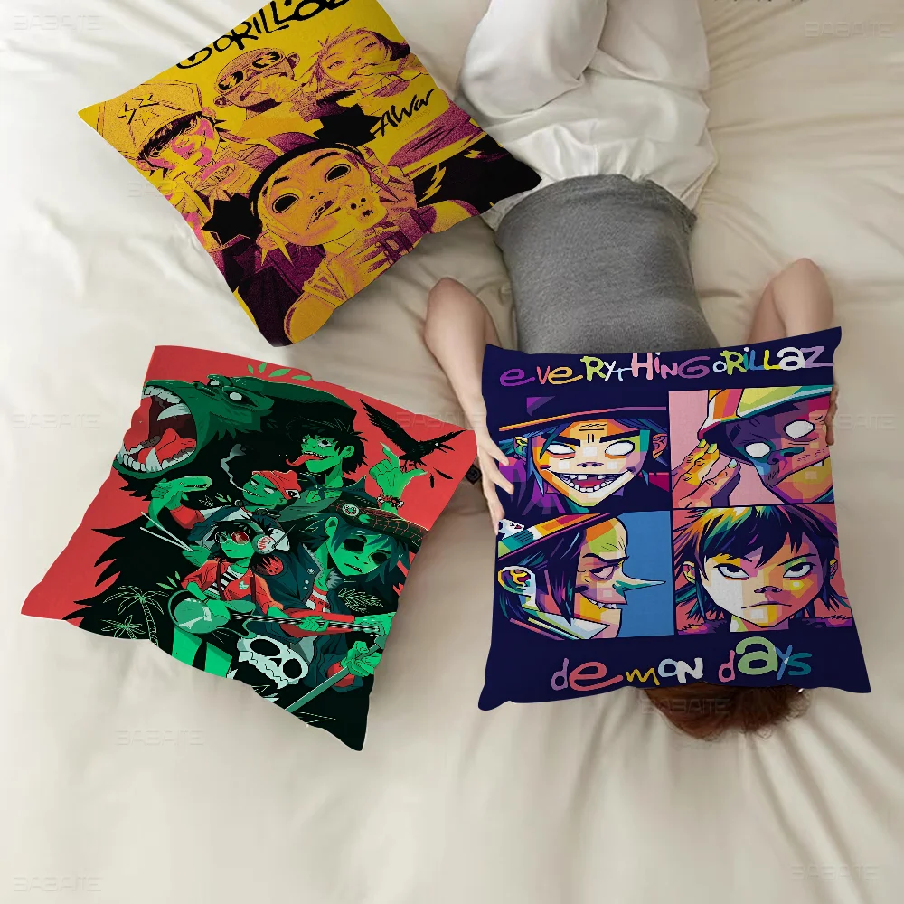 

Gorillaz Pillowcases Home Bedding Decorative Pillow Cover Wedding Super Soft Pillow Case