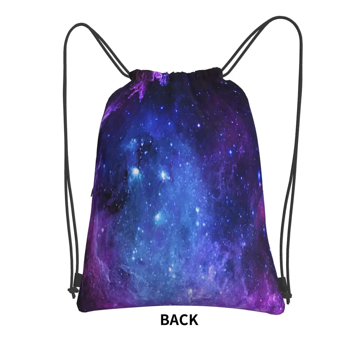 Galaxy Portable Backpacks Drawstring Bag Fashion Drawstring Bundle Pocket Storage Bags For Travel Sport Man Woman