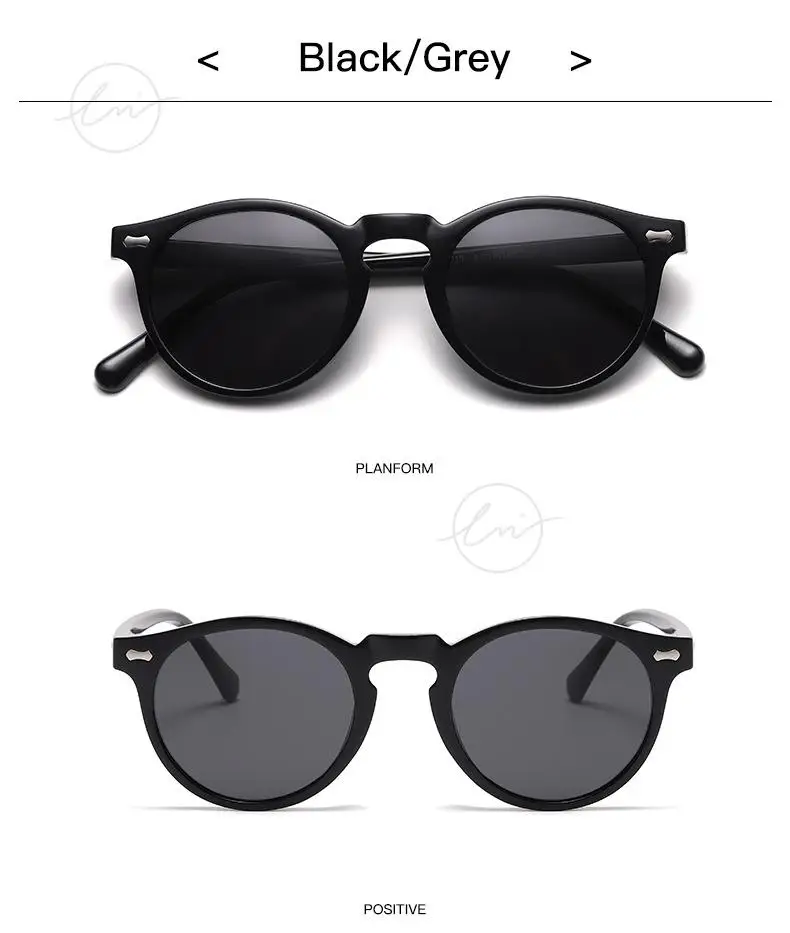 LM Klassische Runde Polarisierte Sonnenbrille Frauen Männer Tee Objektiv Outdoor Driving Shades Vintage Sonnenbrille Unisex UV400 Gafas De Sol – Detail 26