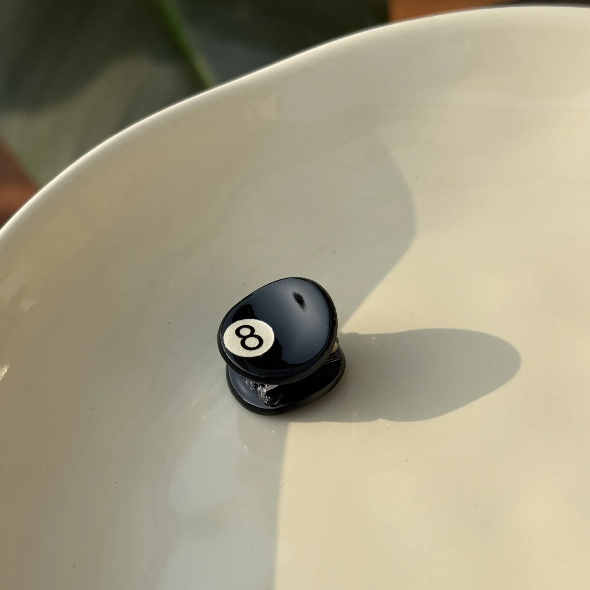 YHJ Nuovo Creativo 2 centimetri Mini Palla Da Biliardo Artiglio Dei Capelli Alla Moda Artiglio Pinze Personalità Granchio Pinze Accessori Per Capelli per Le Donne Ragazze