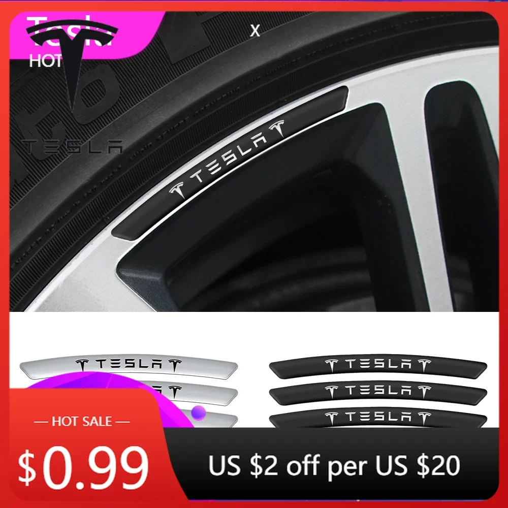 

Наклейки на колесные диски для Tesla 2025: 4 шт., алюминиевые логотипы, декоративные наклейки на ступицы для Tesla Model 3, Model Y, Model S, Model X