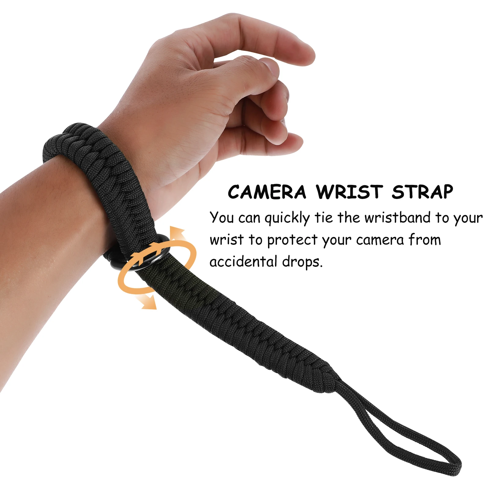 

1Pcs Adjustable Camera Wrist Strap Anti-Lost Safety Strap Durable Camera Rope
