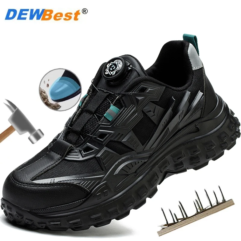 

Men's lightweight soft soled safety shoes with anti smashing and anti piercing steel toe caps and insulated shoes