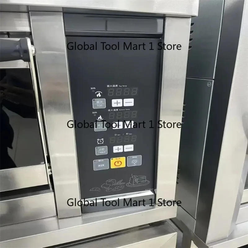 【specialized】Personalized Reasonable Price 2 Layer 4 Trays Electric Oven Oven 4 Trays Pizza Bread Cake Baking Deck Oven