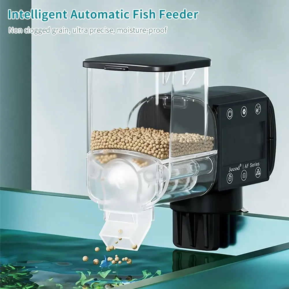 Jebao Jecod New Aquarium Fish Tank Feeder Intelligent Automatic Feeder Digital Timing Wifi Wireless Remote Control Fish Feeding