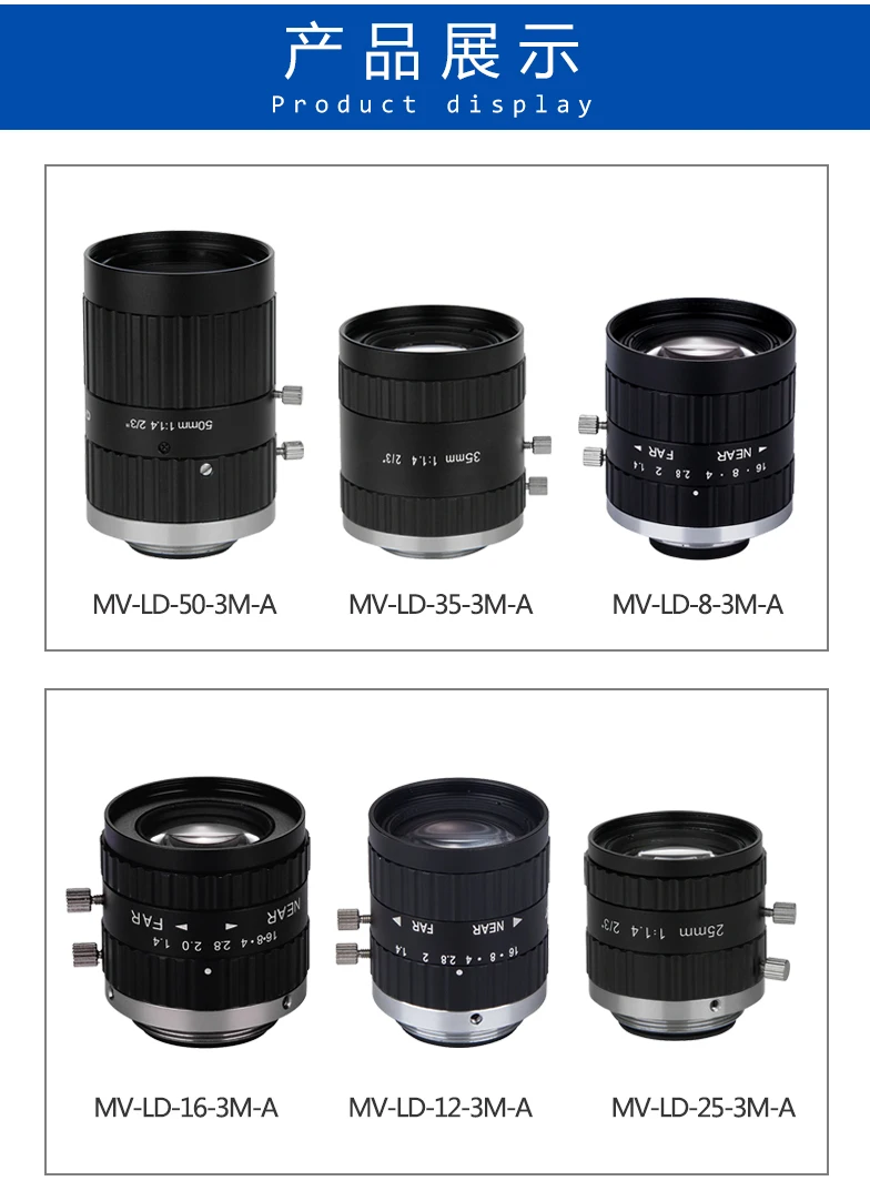 3MP 8Mm 2/3" C-Moun…