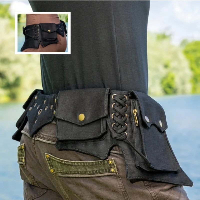 

New Medieval Pouch Bag Belt Purse Wallet Men Women Steampunk Viking Pirate Cosplay Renaissance Waist bag