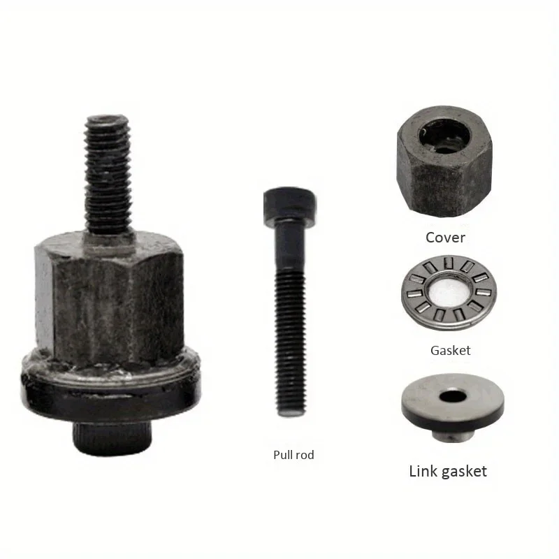 5pcs M3 + M4 + M5 + M6 + M8 Hand Rivet Nut Gun Head Nuts Simple installation Riveter Rivnut Tool Accessory For Nuts