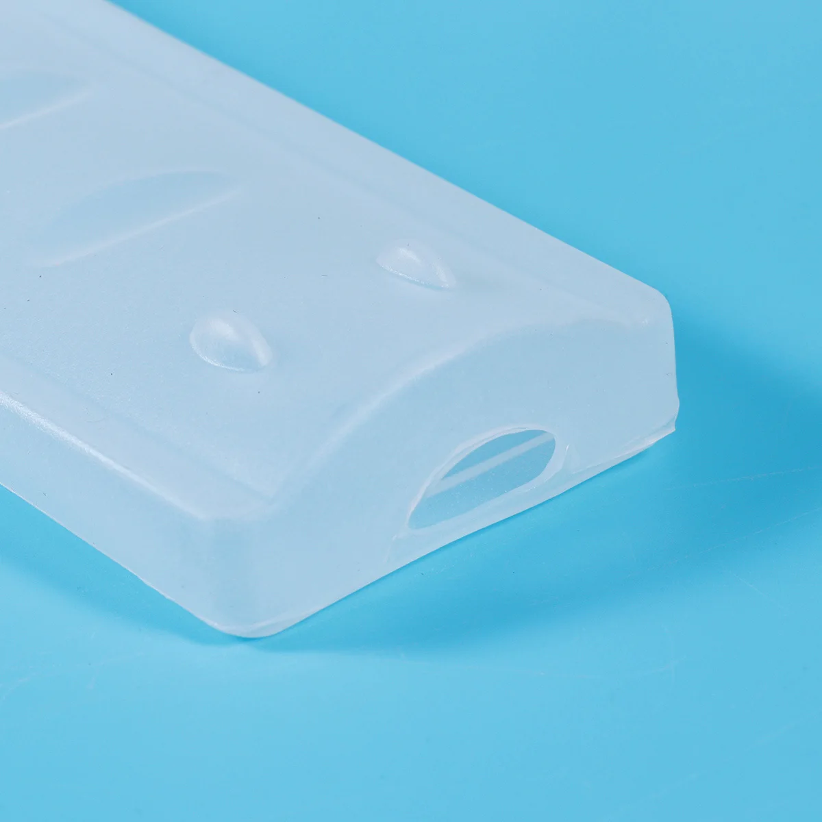 

1pc 18.5 X 5 X 2Cm Silicone Remote Controller Cover Transparent Stretchable Waterproof Dust-Proof Case For Video Audio Ac