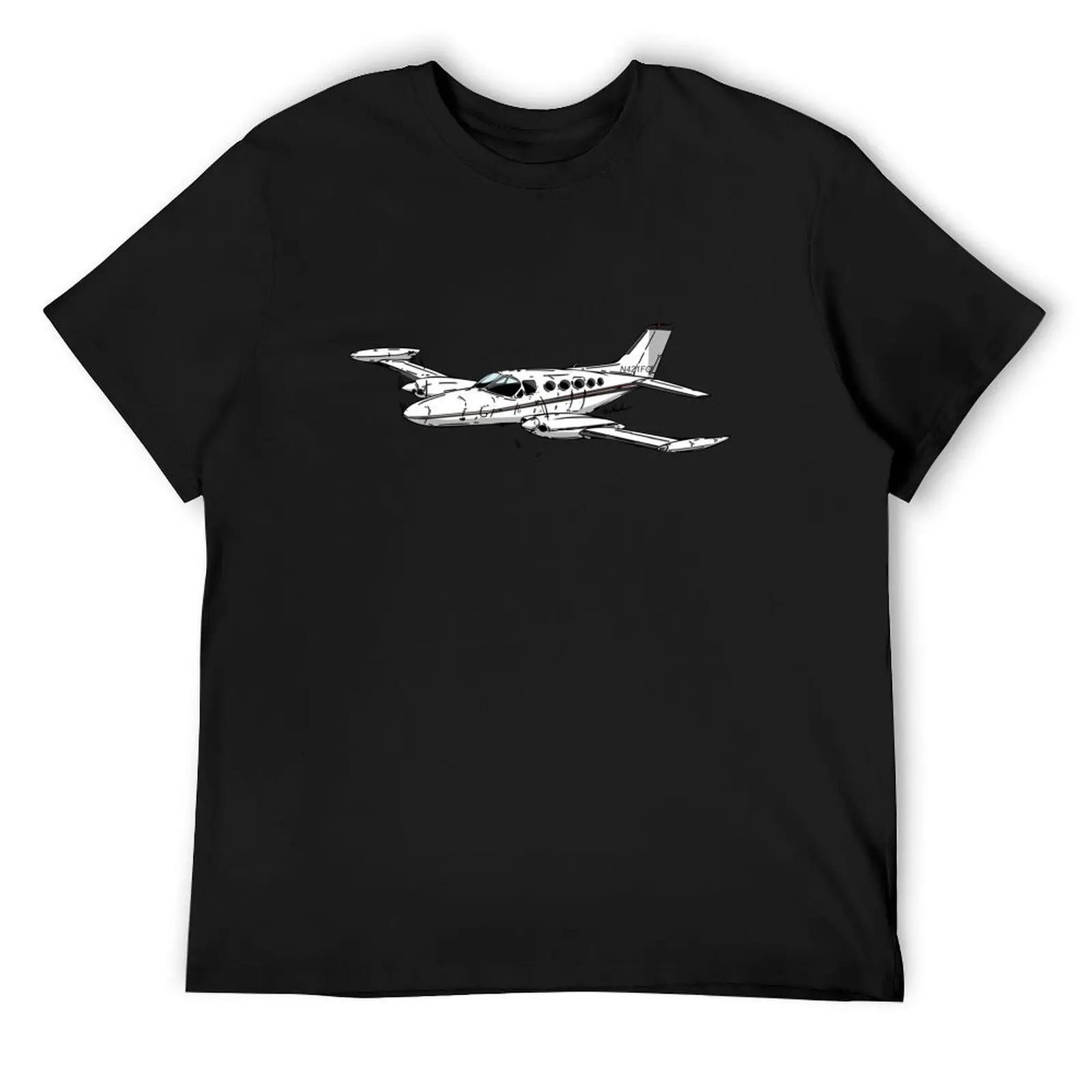 

Cessna 421 N421FC T-Shirt plus size clothes shirts graphic tee topping custom t shirt mens workout shirts