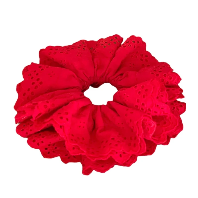 Largesized Hair Scrunchies Multi-layer Lace Hair Scrunchy Elastic Hair Tie Thick Updos Hair Rope Female Hair Ornaments