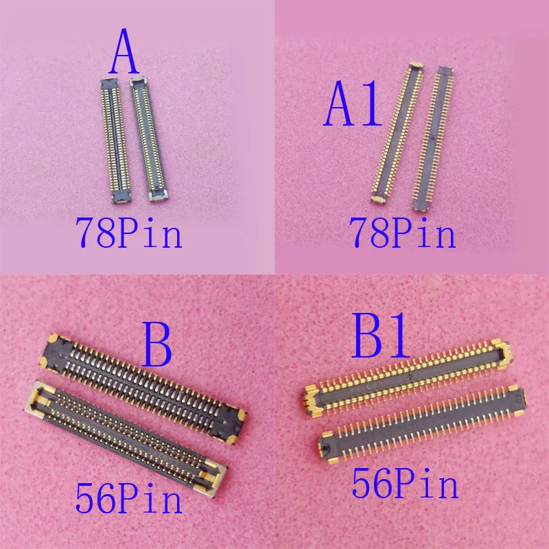 

2-10Pcs Usb Charger Lcd Display FPC Connector Plug For Samsung Galaxy Tab S5e 10.5 Inch T720 T725 T727 Fold 2 F700 W21 78 Pin
