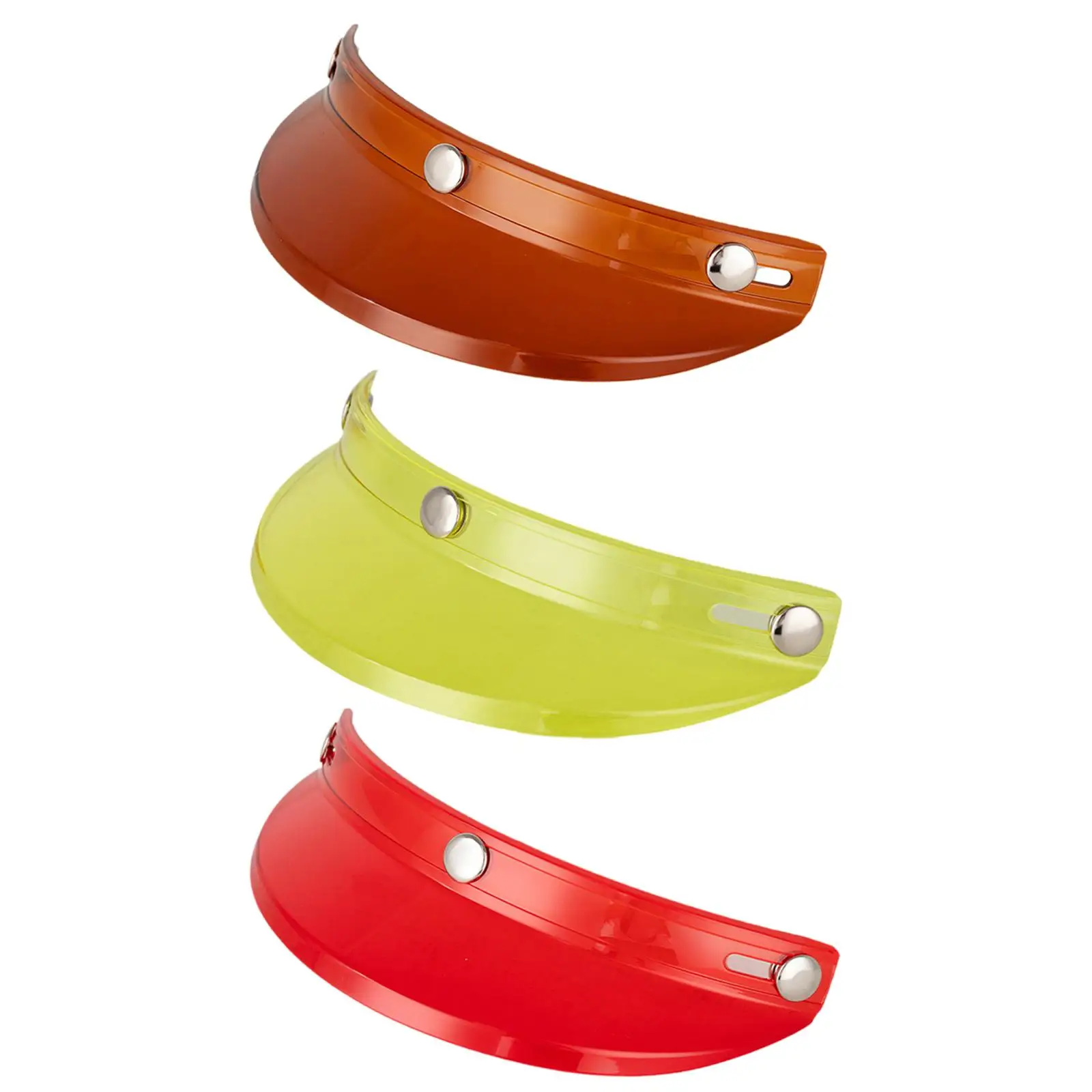 

Helmet Visor Peak Practical Lightweight Easy to Install Protective Cover Vintage Visor Peak for Half Helmets Replaces Parts