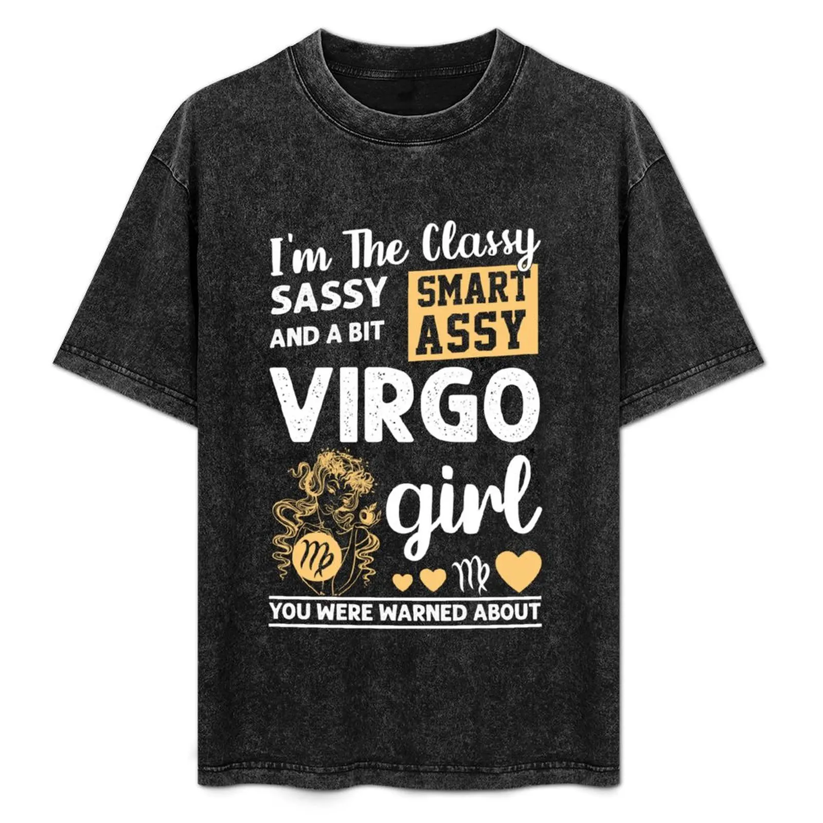 I’m The Classy Sassy Smart Assy Virgo Girl T-Shirt Short sleeve tee sports fans mens vintage t shirts