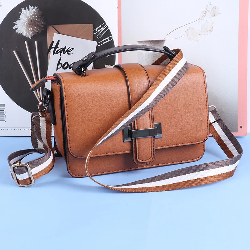 Shoulder Bag Strap Widening Adjustable Colourful Stripe Pattern Women Crossbody DIY Thickening Fashion Nylon New Belt