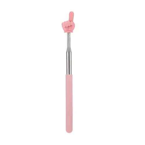 Creative Stainless Steel Teaching Telescopic Rod Finger Design Teaching Stick Multifunctional Reading Stick Home School Supplies - Image 10