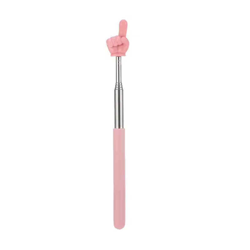 Creative Stainless Steel Teaching Telescopic Rod Finger Design Teaching Stick multifunctional Reading Stick home School Supplies - Image 10