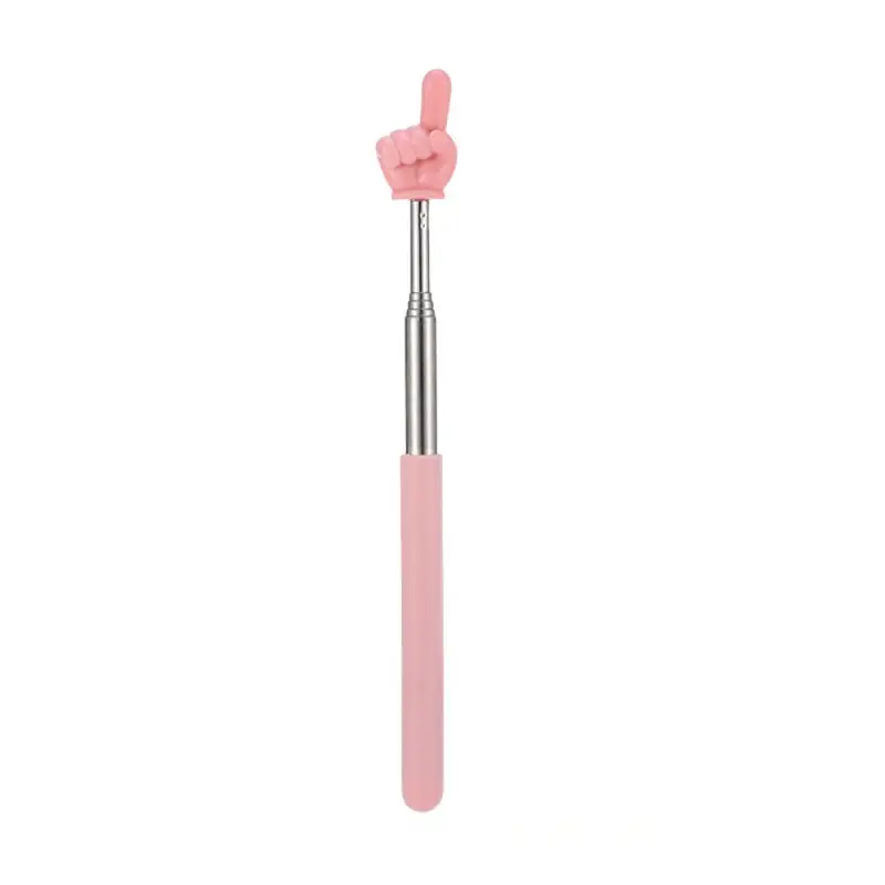 Creative Stainless Steel Teaching Telescopic Rod Finger Design Teaching Stick Multifunctional Reading Stick Home School Supplies - Image 10